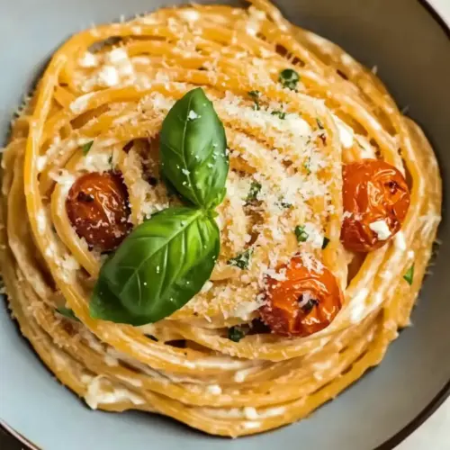Roasted Tomato and Garlic Ricotta Pasta