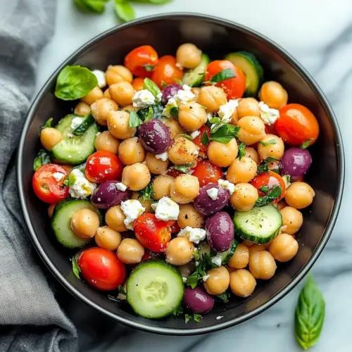 Mediterranean Chickpea Salad