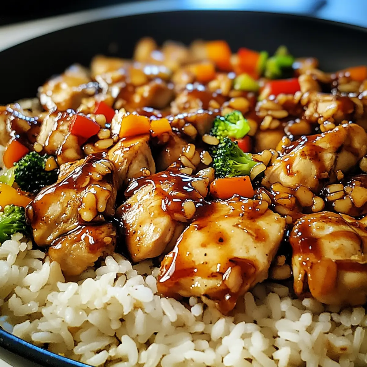 One-Pan Bold Honey BBQ Chicken Rice