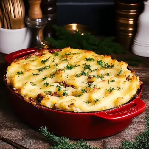 Gardener’s Pie with Root Vegetable Mash