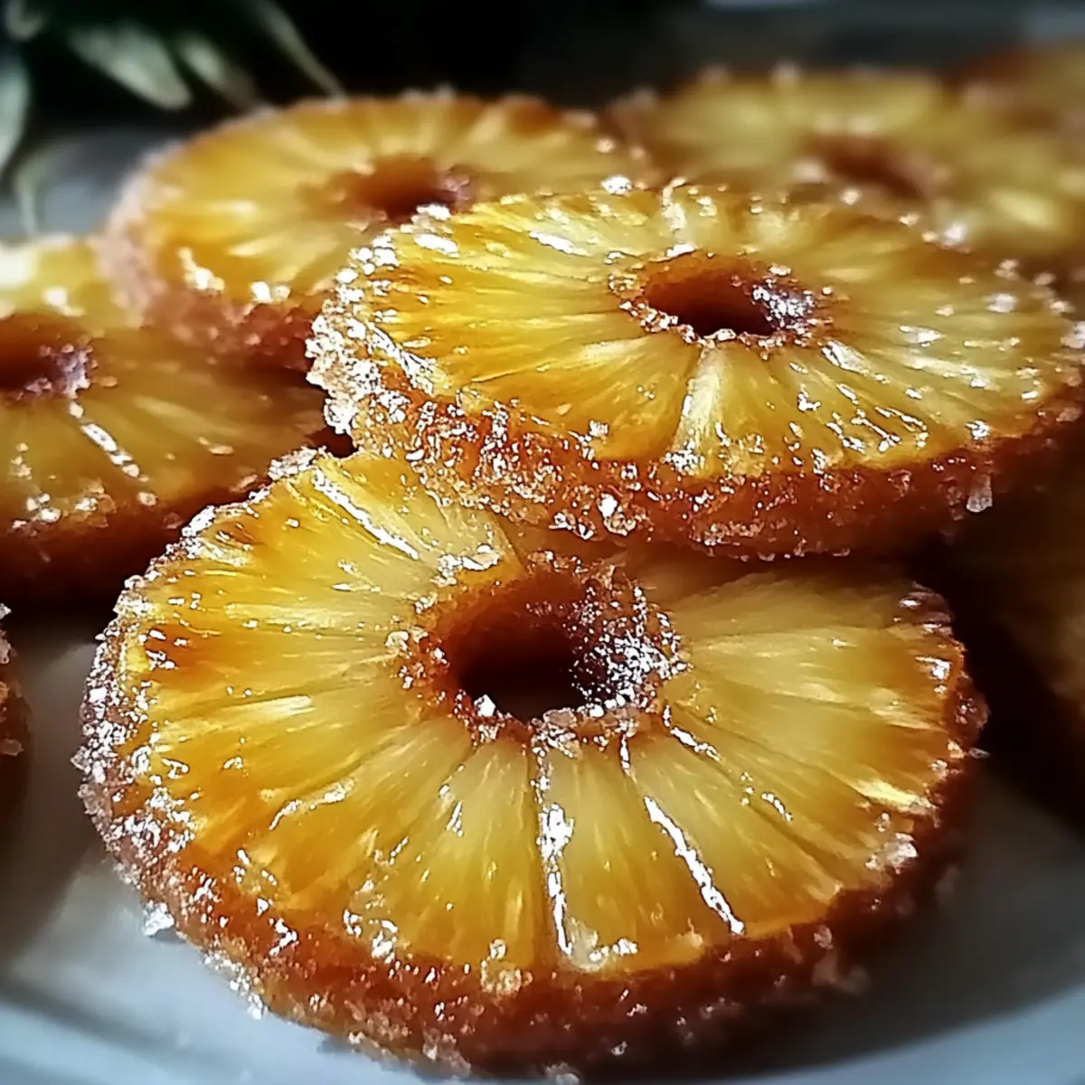 Pineapple Upside Down Sugar Cookies
