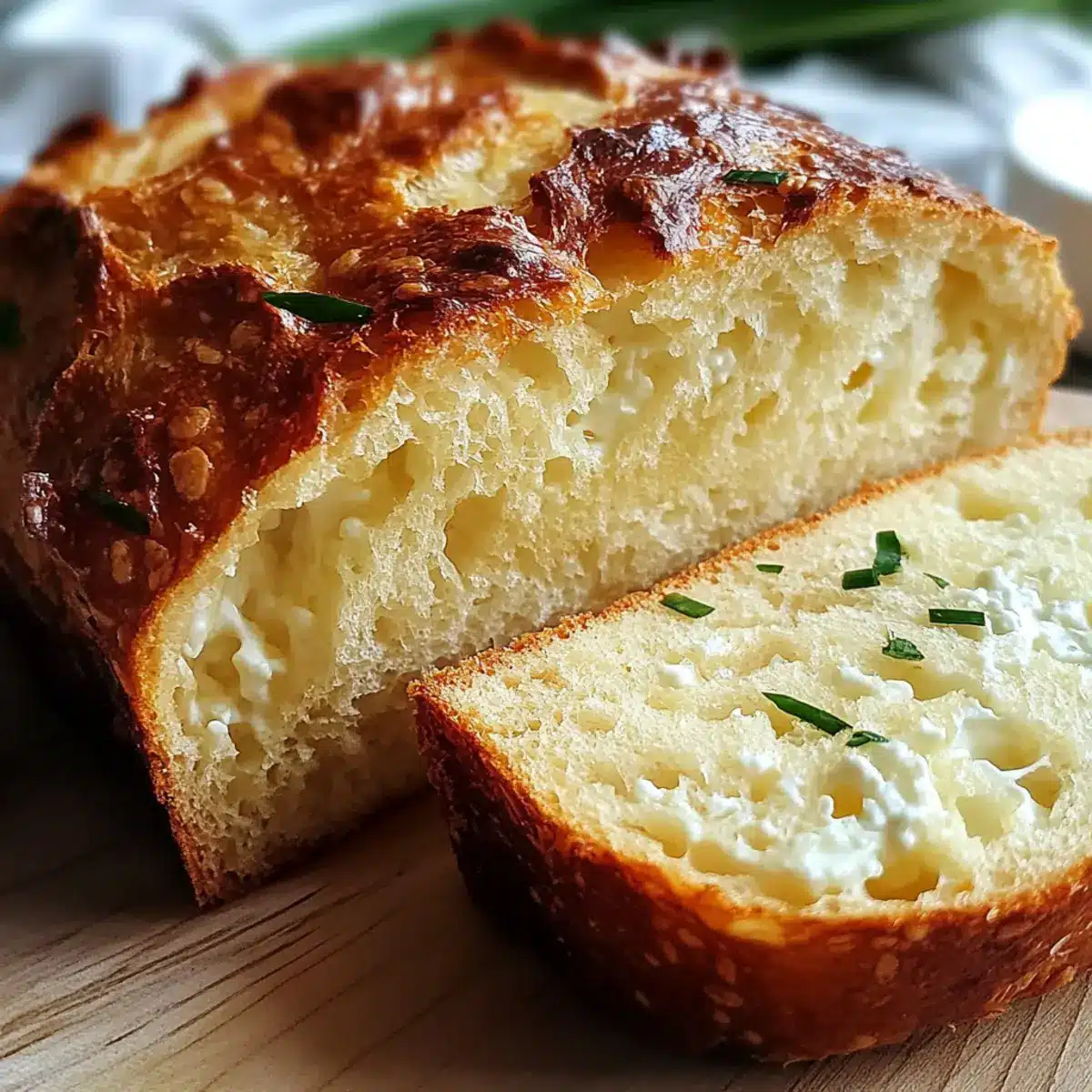2-Ingredient Cottage Cheese Bread