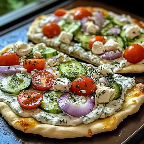 Tzatziki Chicken Pizza