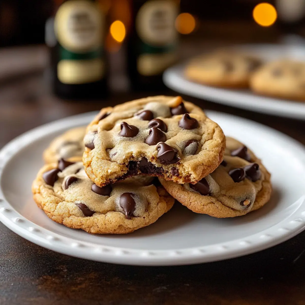 Decadent Baileys Irish Cream Chocolate Chip Cookies