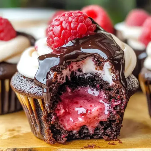 Chocolate Raspberry Cupcakes