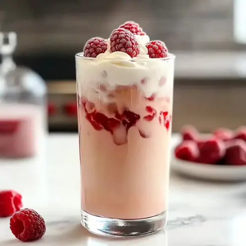 Vanilla Raspberry Iced Latte