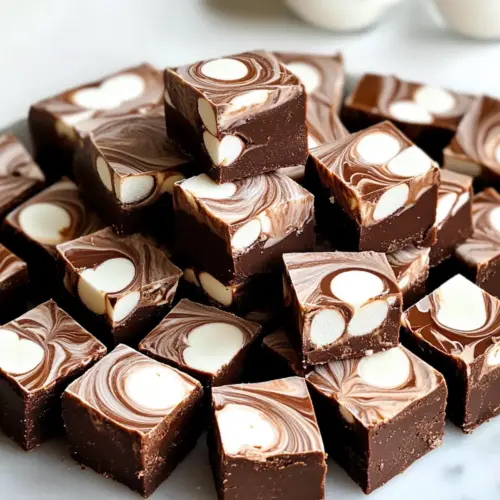 Marshmallow Swirl Fudge