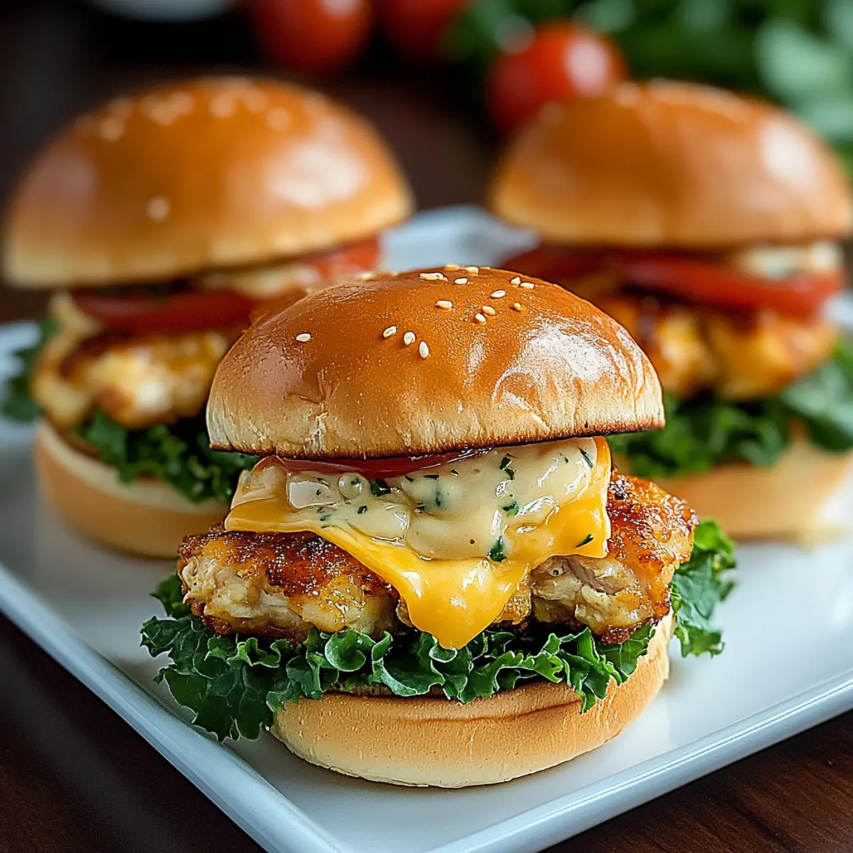 Honey Mustard Chicken Sliders