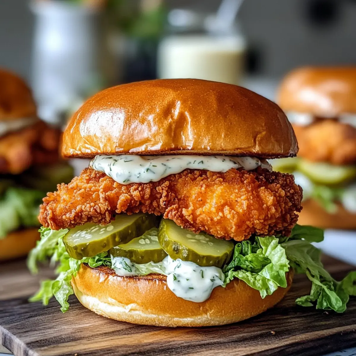 Crispy Dill Chicken Sandwich