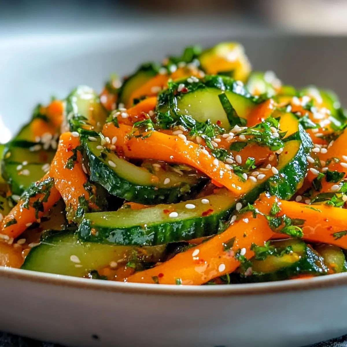 Cucumber Carrot Salad