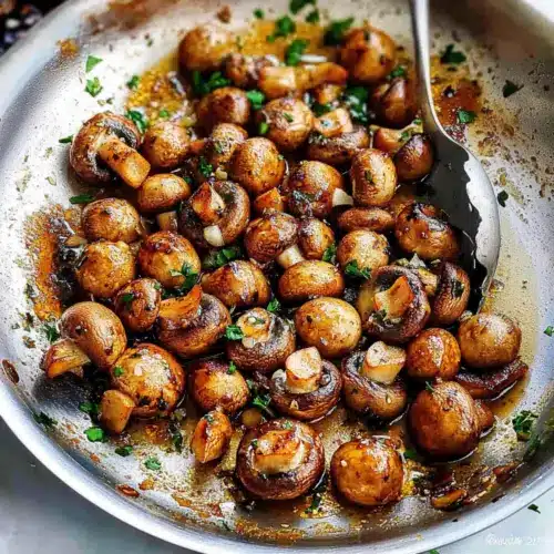 Buttery Garlic Mushrooms