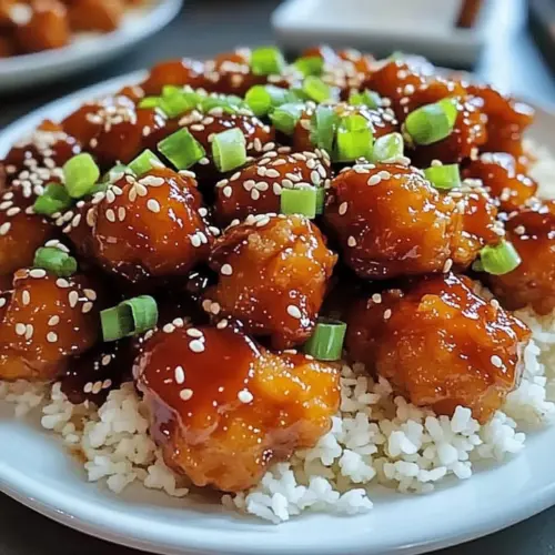 Crispy Chinese Honey Garlic Chicken