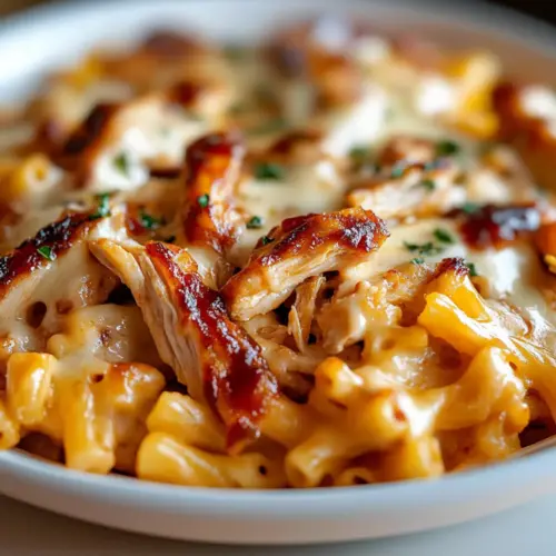BBQ Chicken Mac and Cheese