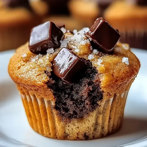 Salted Caramel Chocolate Chunk Muffins