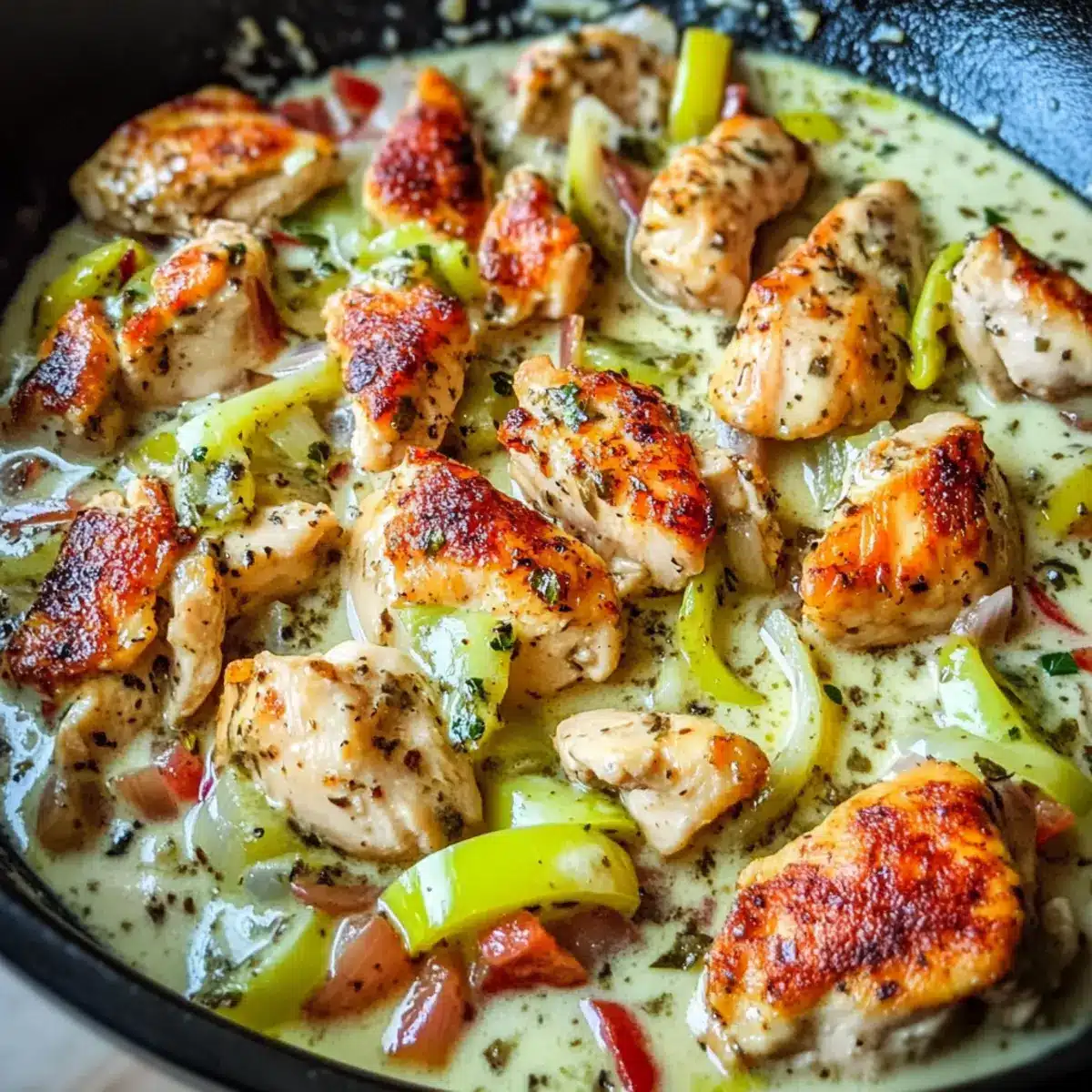 Pepperoncini Chicken Skillet