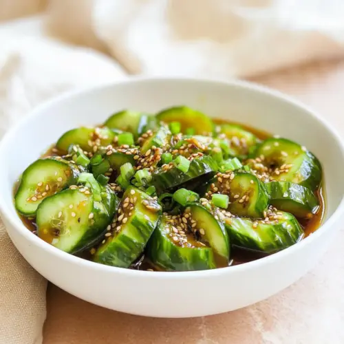 Asian Cucumber Salad TikTok Recipe