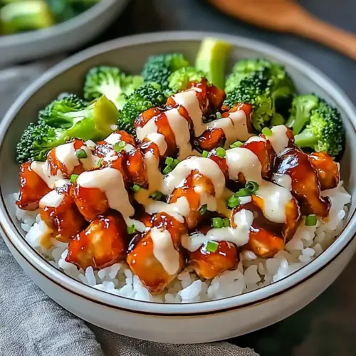 Sticky Chicken Rice Bowls