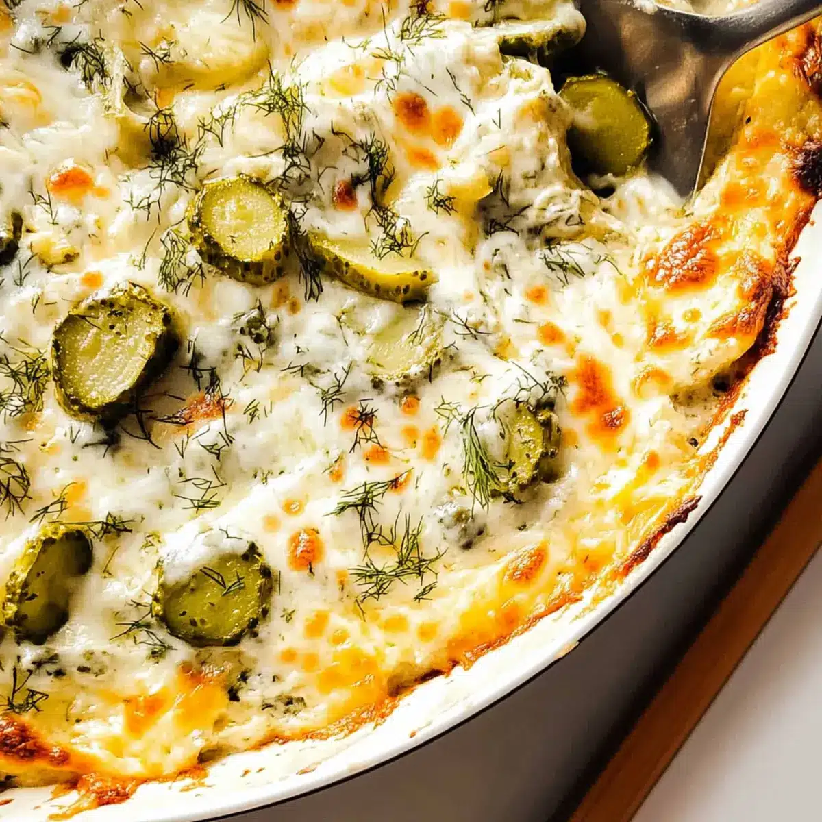 Baked Ranch Pickle Dip