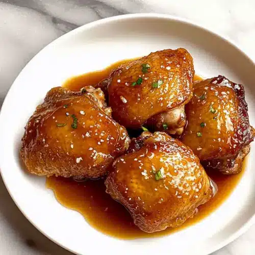 Honey Garlic Chicken Thighs
