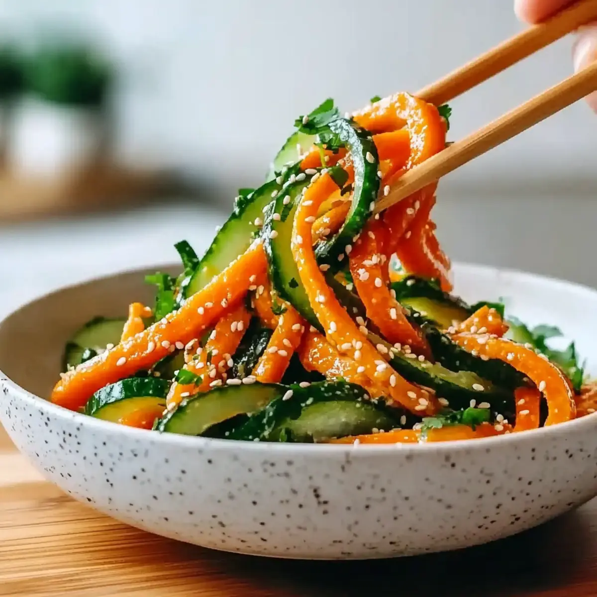 Cucumber Carrot Salad