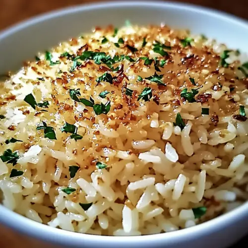 Garlic Parmesan Rice