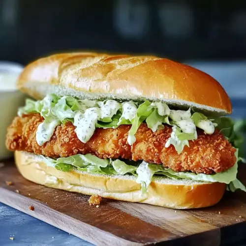Crispy Chicken Caesar Sandwich