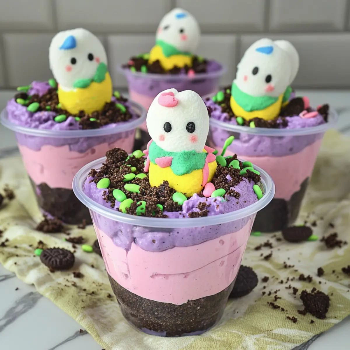 Easter Dirt Cups