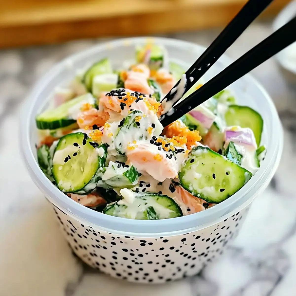 Sushi Cucumber Salad