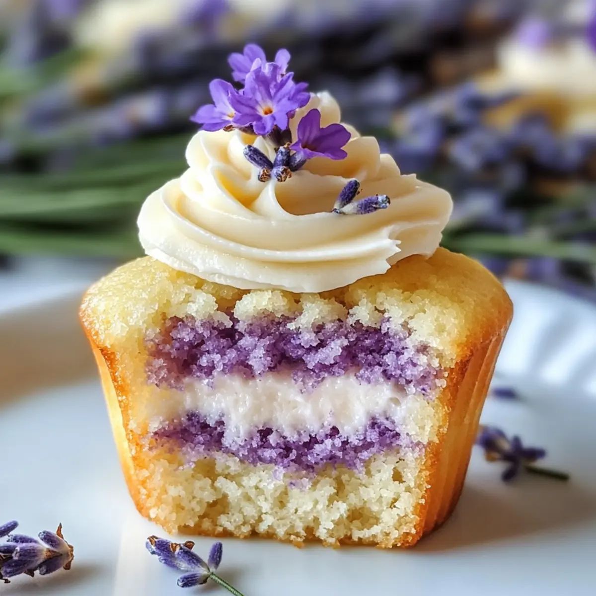Lavender Honey Cupcakes