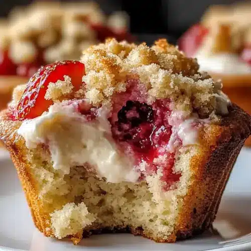 Strawberry Cream Cheese Muffins