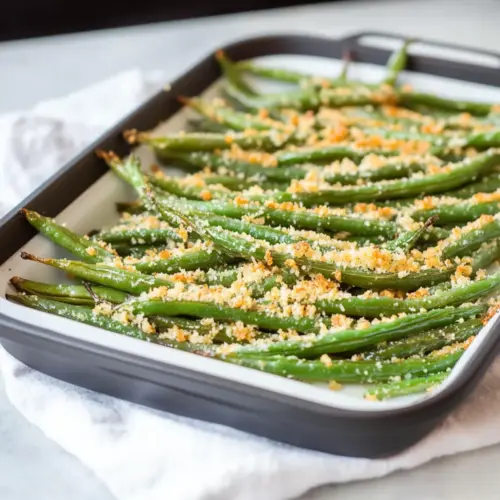 Roasted Parmesan Green Beans