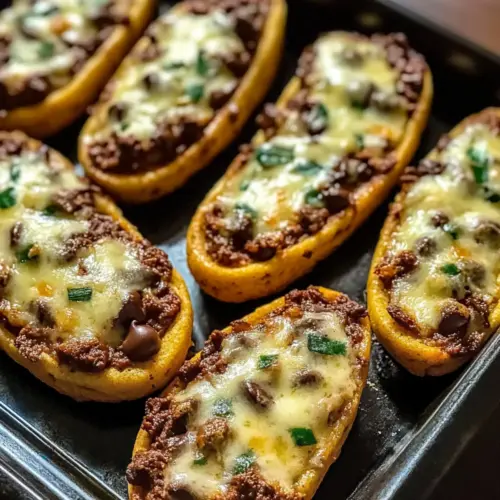 Ground Beef Zucchini Boats