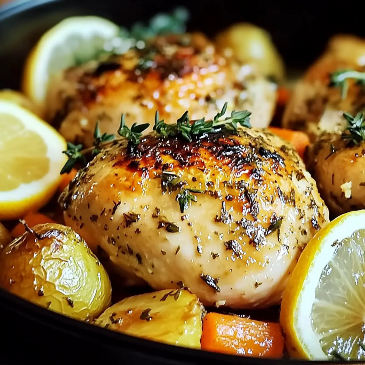 Herb-Roasted Lemon Chicken