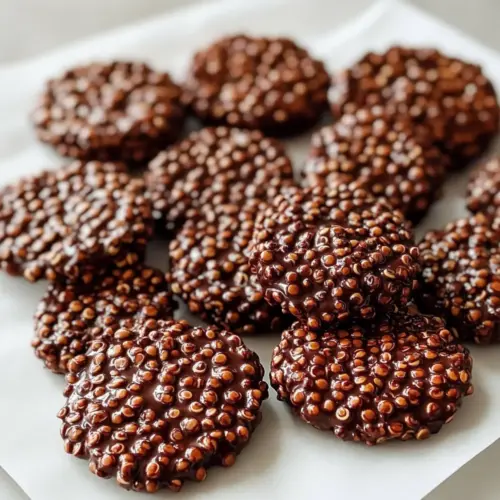 Dark Chocolate Quinoa Crisps
