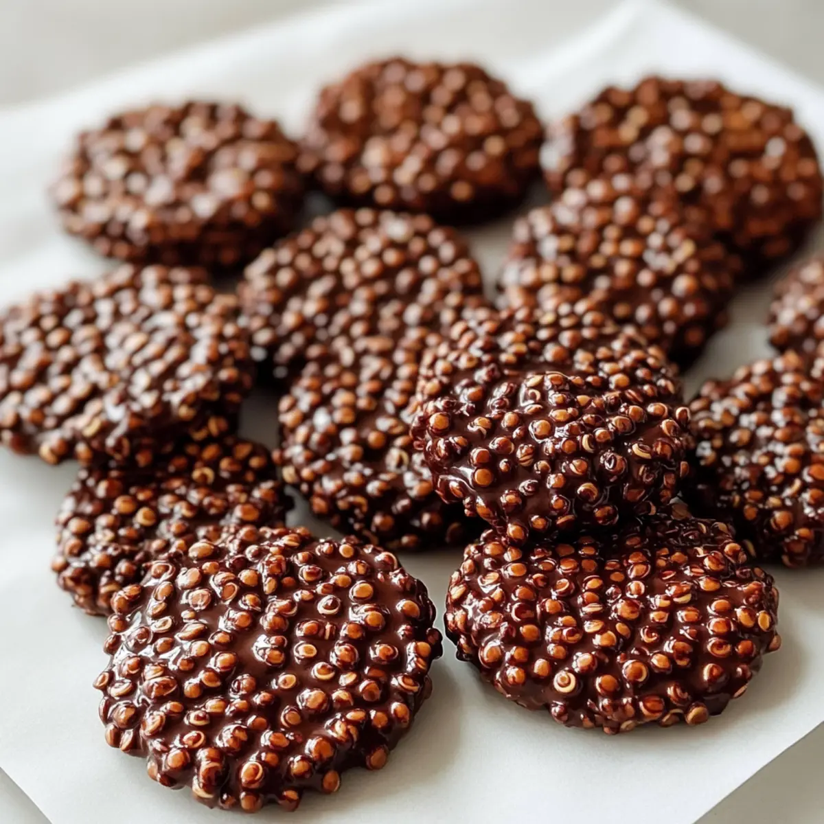 Dark Chocolate Quinoa Crisps