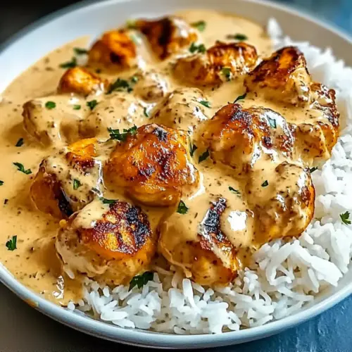 Creamy Smothered Chicken and Rice