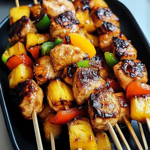 Hawaiian Chicken Skewers
