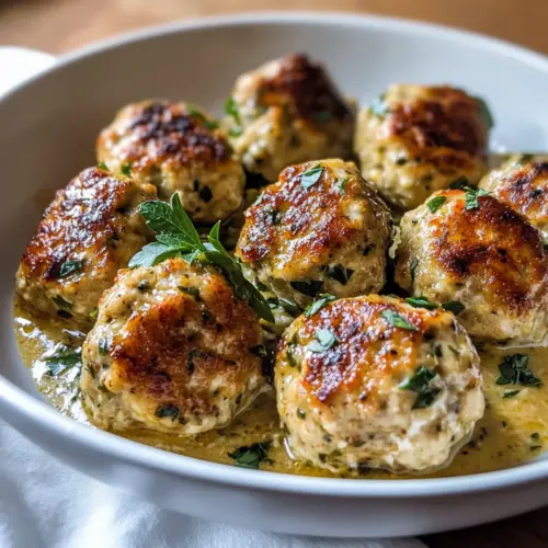 Baked Chicken Ricotta Meatballs