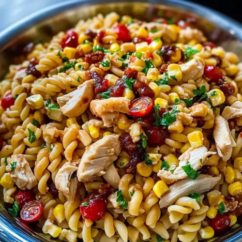 BBQ Chicken Pasta Salad