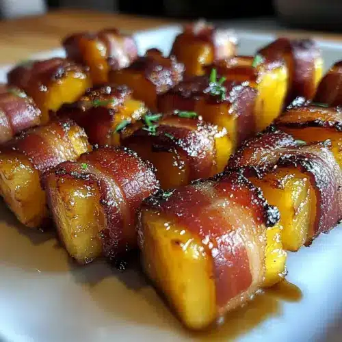 Bacon-Wrapped Pineapple Bites