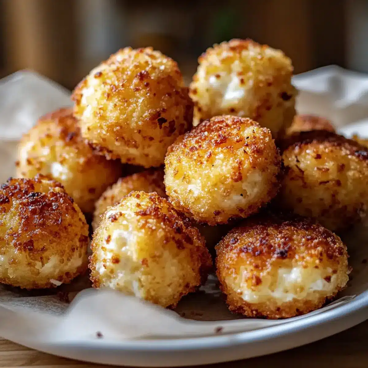 Cottage Cheese Garlic Bites