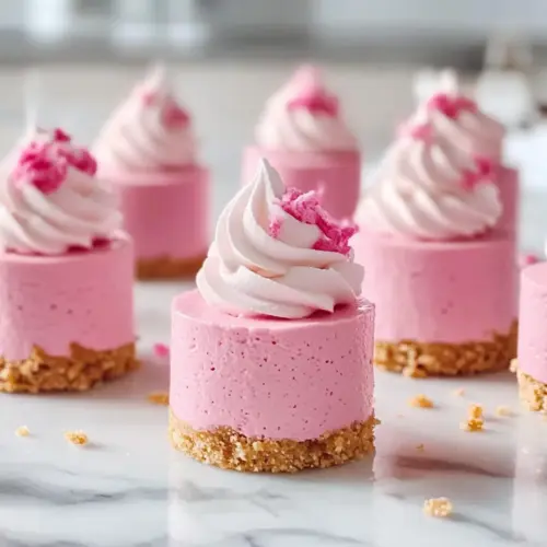 No-Bake Pink Velvet Cheesecake Bites