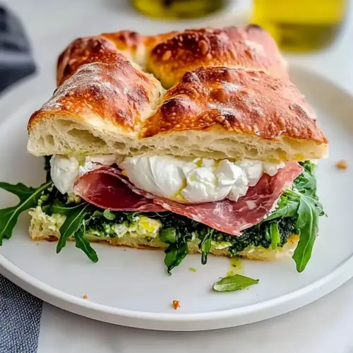 Italian Focaccia Sandwich