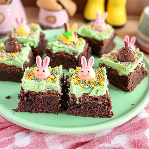 Easter Bunny Brownies