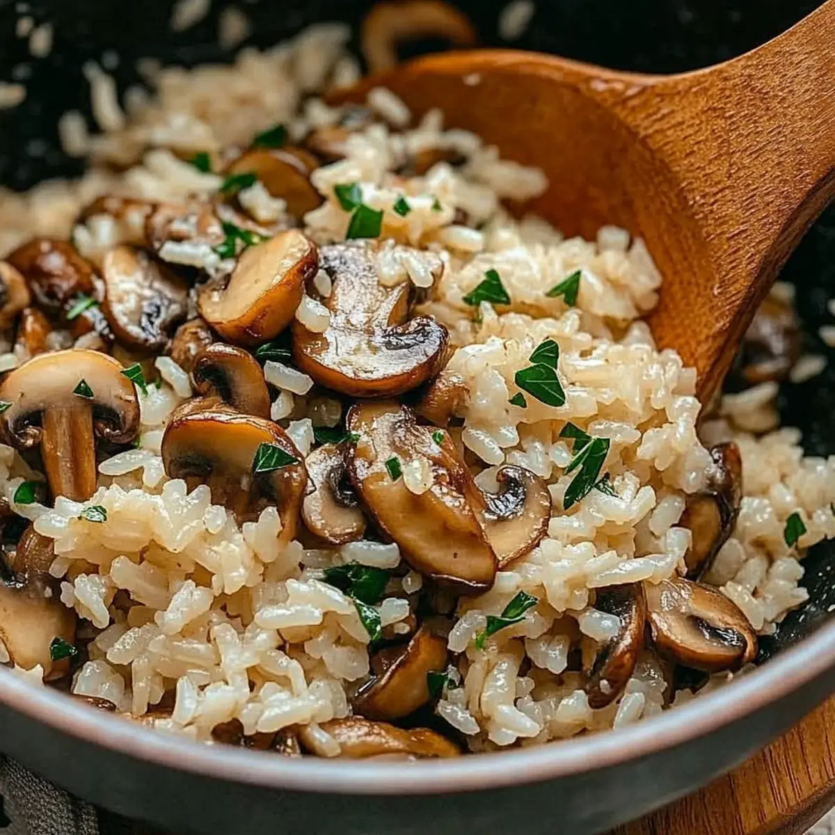 One-Pot Mushroom Rice