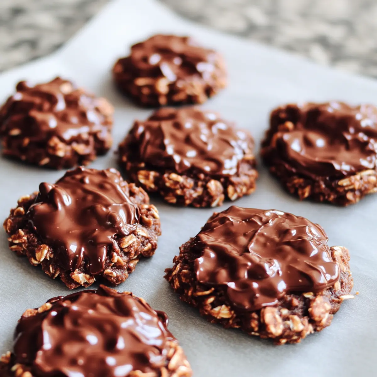Nutella No-Bake Cookies