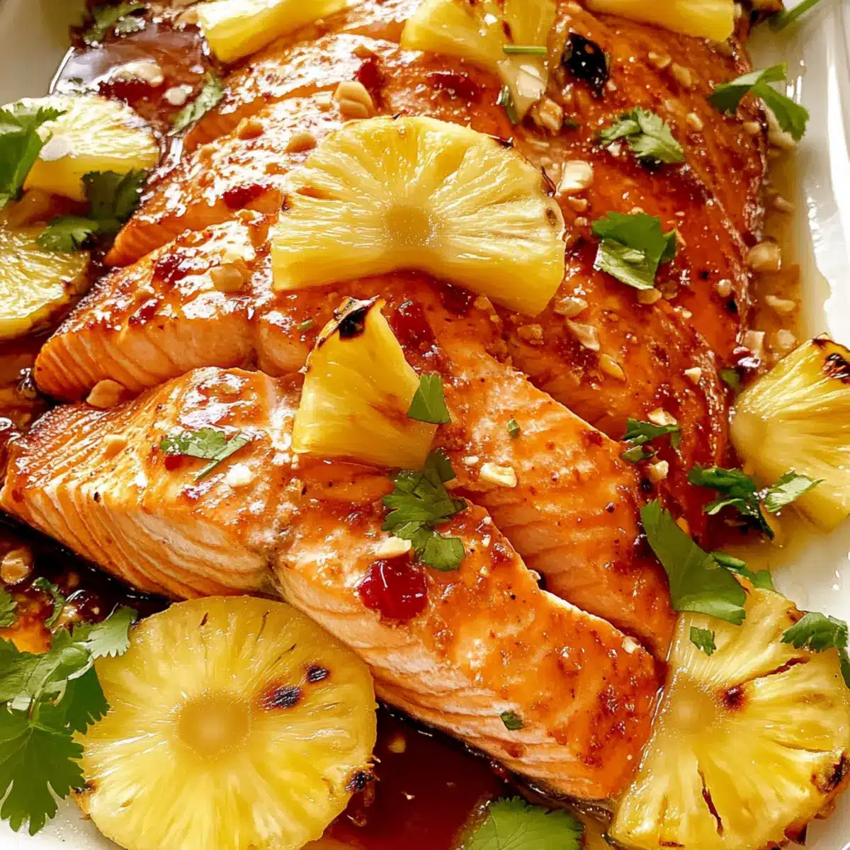 Baked Pineapple Salmon