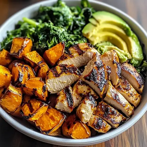 Grilled Chicken & Sweet Potato Bowl