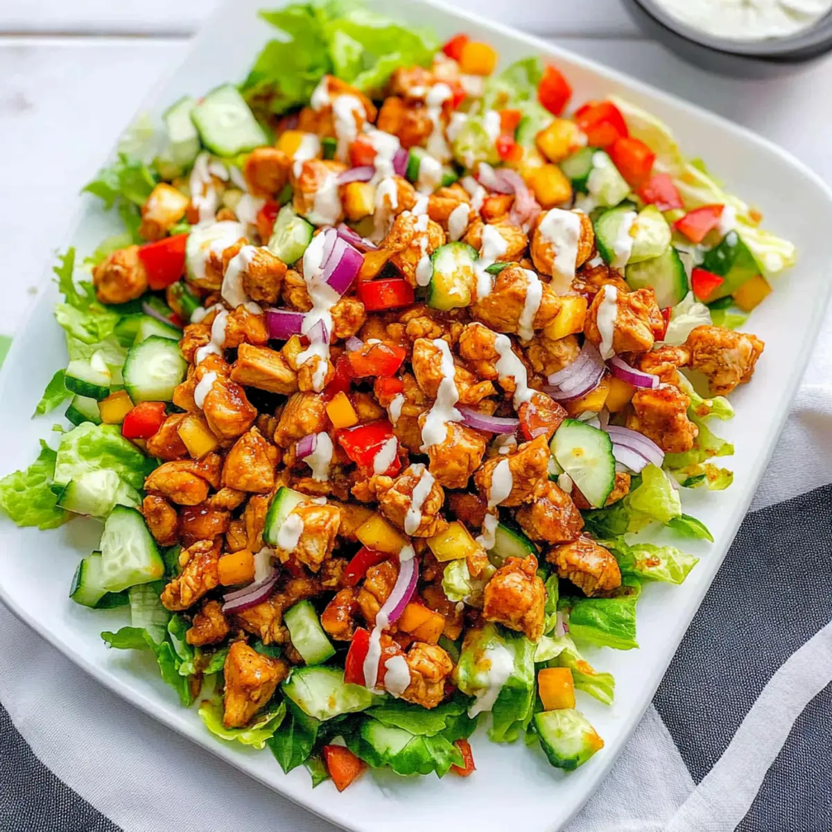 Honey Hot Chicken Salad