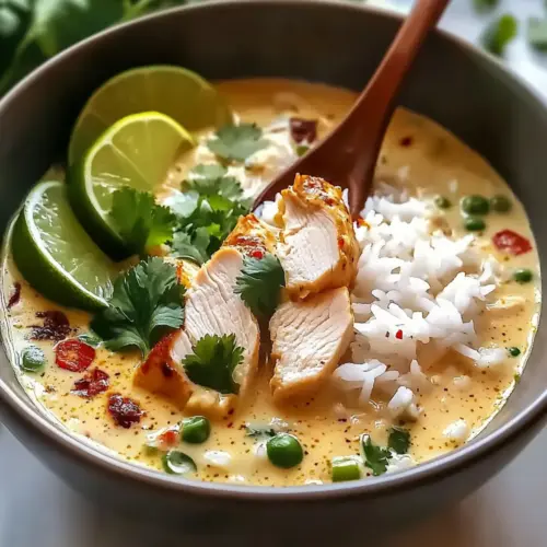 Coconut Chicken Brothy Rice